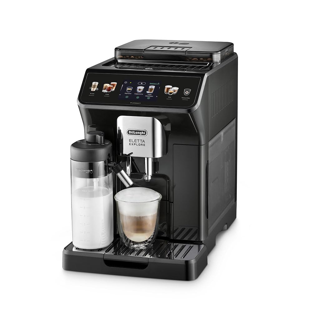 De'Longhi ECAM450.65.G - Eletta Explore|Bean to Cup - Fully Automatic Coffee Machine|Cold Brew Technology|50+ Hot & Cold Beverage Options Mahajan Electronics Online