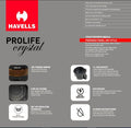 Havells Air Fryer Prolife Crystal | See-Through Window | 85% Less Oil | 5L Pan Mahajan Electronics Online