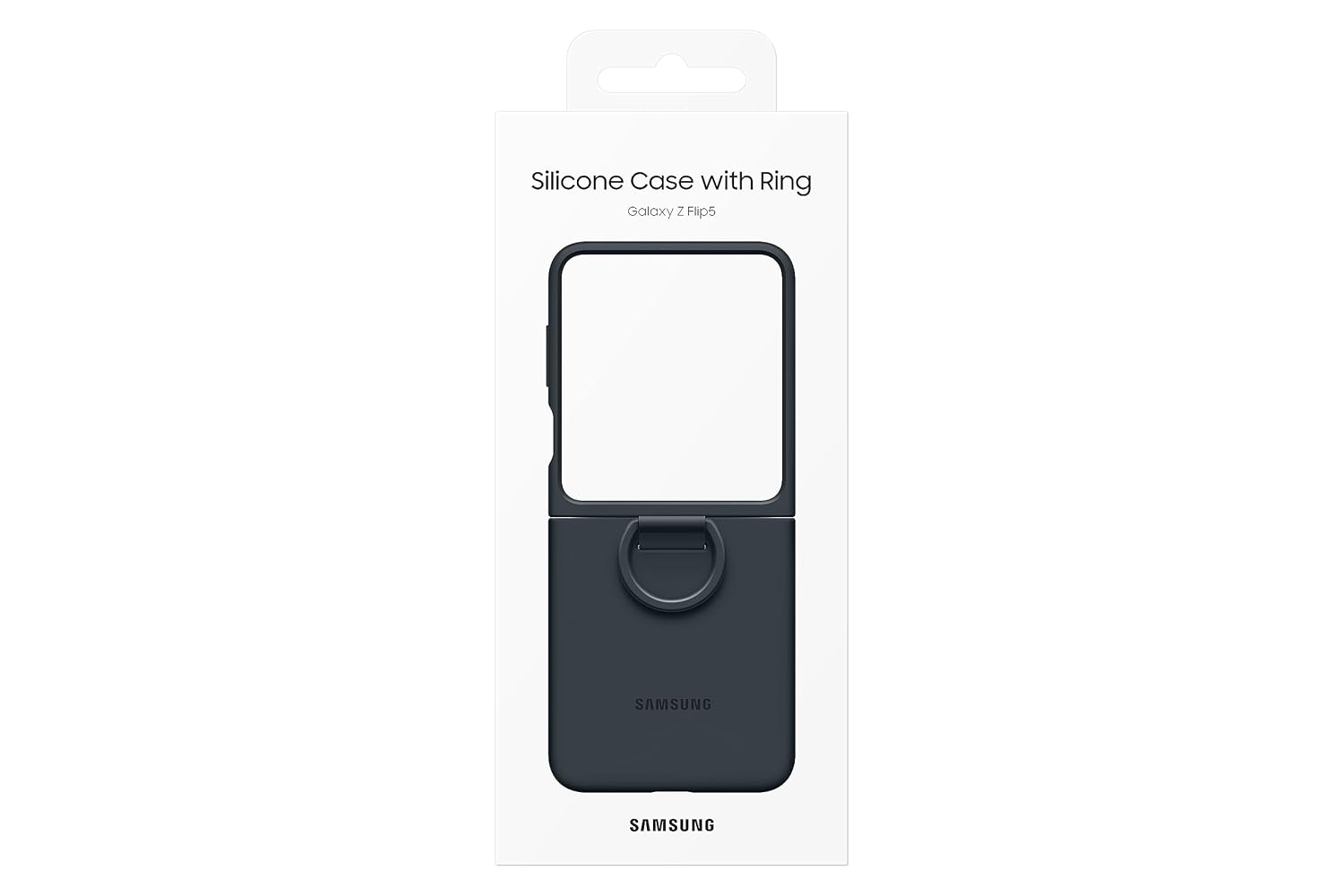 Samsung Galaxy Flip5 Silicone Case with Ring, Indigo Mahajan Electronics Online