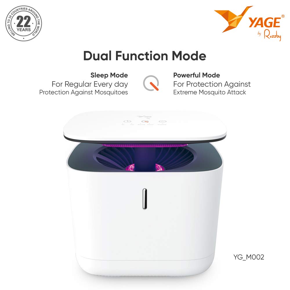 YAGE by Rozzby YGM02 Mosquito Killer Lamp with Intelligent Light Sensor and Timer Mosquito Control (6 Months Warranty) Mahajan Electronics Online