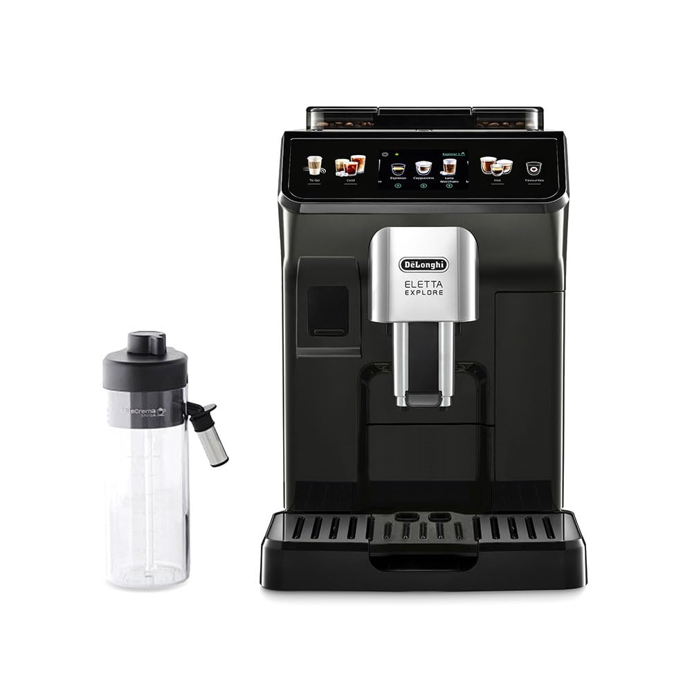 De'Longhi ECAM450.65.G - Eletta Explore|Bean to Cup - Fully Automatic Coffee Machine|Cold Brew Technology|50+ Hot & Cold Beverage Options Mahajan Electronics Online