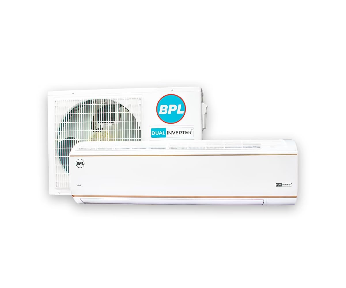 BPL BAS-D193PTFG 1.5 Ton 3 Star Wi-Fi Dual Inverter Split AC (IFEEL, Copper, 6-in-1 Expandable Mahajan Electronics Online