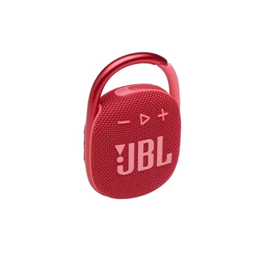 JBL Clip 4, Wireless Ultra Portable Bluetooth Speaker, JBL Pro Sound, Integrated Carabiner, Vibrant Colors with Rugged Fabric Design, Dust & Waterproof, Type C (Without Mic, Red) Mahajan Electronics Online