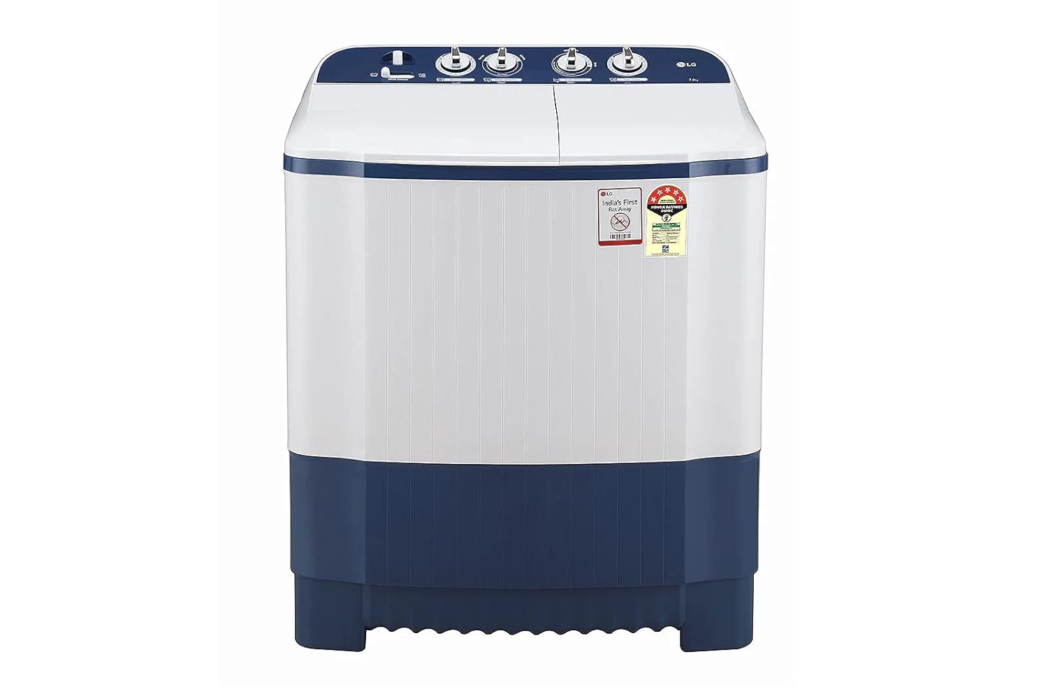 LG 7 Kg 5 Star Semi-Automatic Top Loading Washing Machine Appliance (P7010NBAZ, Dark Blue) Mahajan Electronics Online