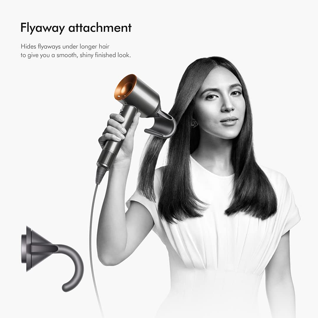 Dyson Supersonic Hair Dryer In Nickel/Copper, 1300 Watts HD