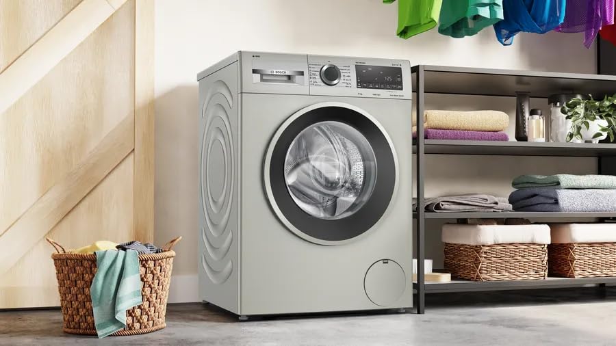 Bosch WGA254AXIN Series 8 washing machine, front loader 10 kg, Silver inox  Mahajan Electronics Online