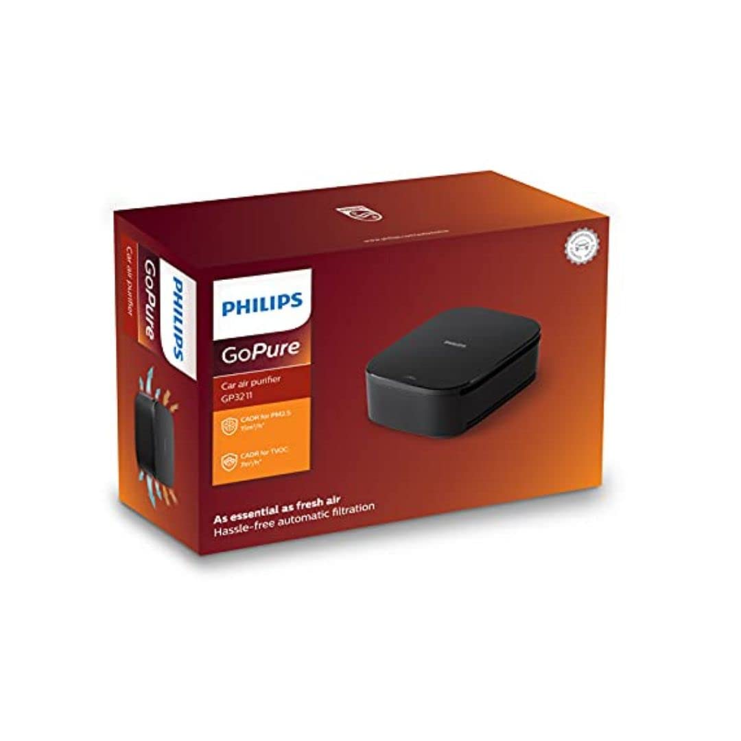 Philips GoPure 3211 Car Air Purifier, Equiped with its own select filter HEPA and HESA both Mahajan Electronics Online