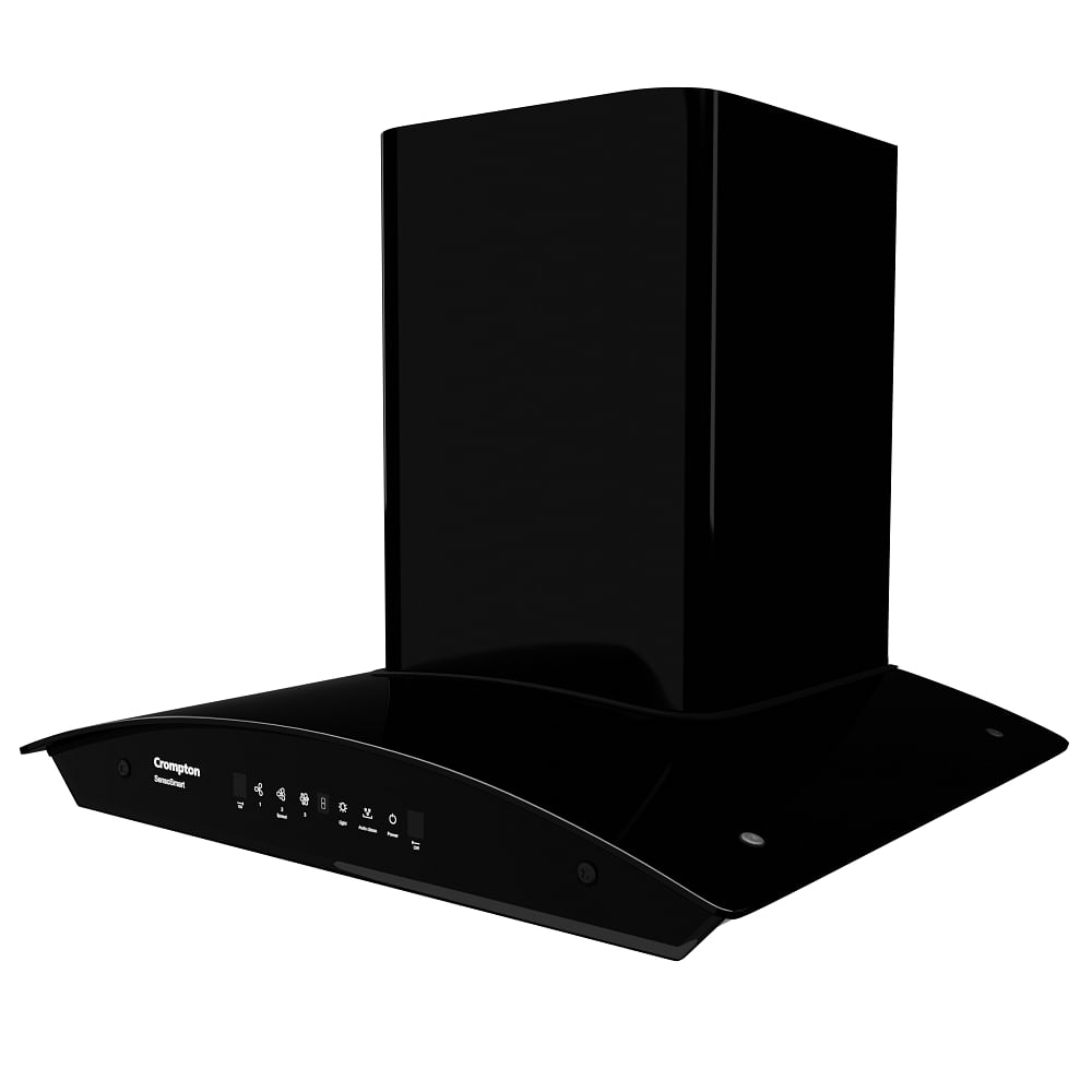 Crompton CHD-SSC60BFX-MBL Senso Smart Curved 60Cm 1416 M3/hr Wall Mounted Chimney Mahajan Electronics Online