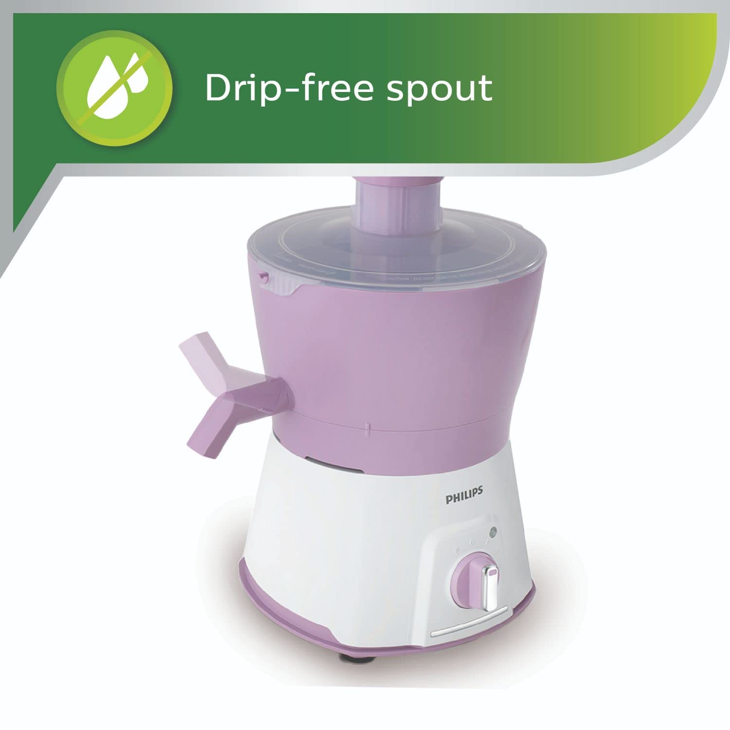 Philips HL7581 600W Juicer Mixer Grinder with 3 Jars, XL Feeding Tube & Turbo Power Motor – Pink (Avenger 600 Series)