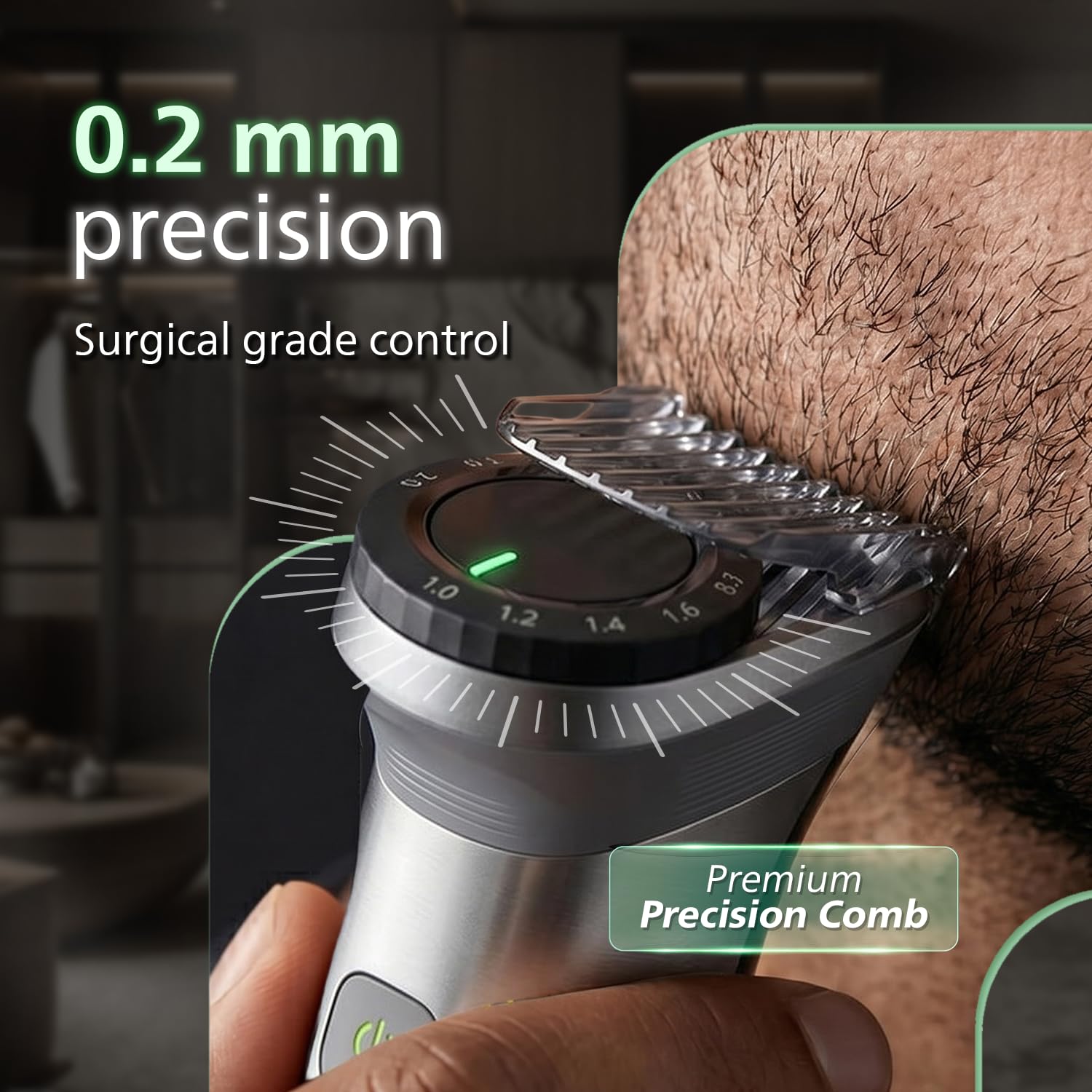 Philips MG5932 Men's Trimmer* | Effortless styling | BeardSense Technology | All-in-One Grooming Kit- Face, Head, Body | 120min runtime | IPX7 Waterproof Mahajan Electronics Online