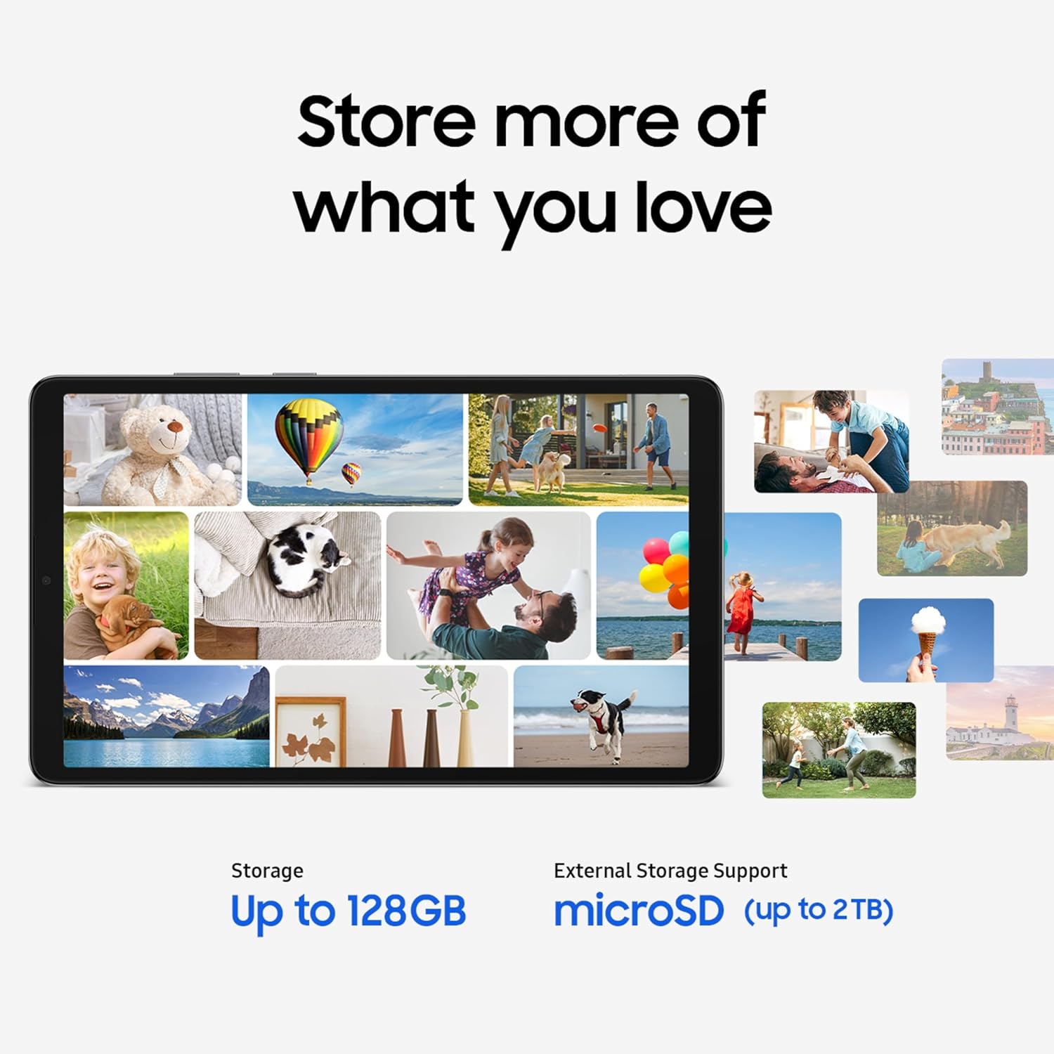 Samsung Galaxy Tab A11, 22.05 cm (8.7 inch) TFT LCD Display, 4 GB RAM, 64 GB Storage, Wi-Fi + LTE Tablet, Gray Samsung