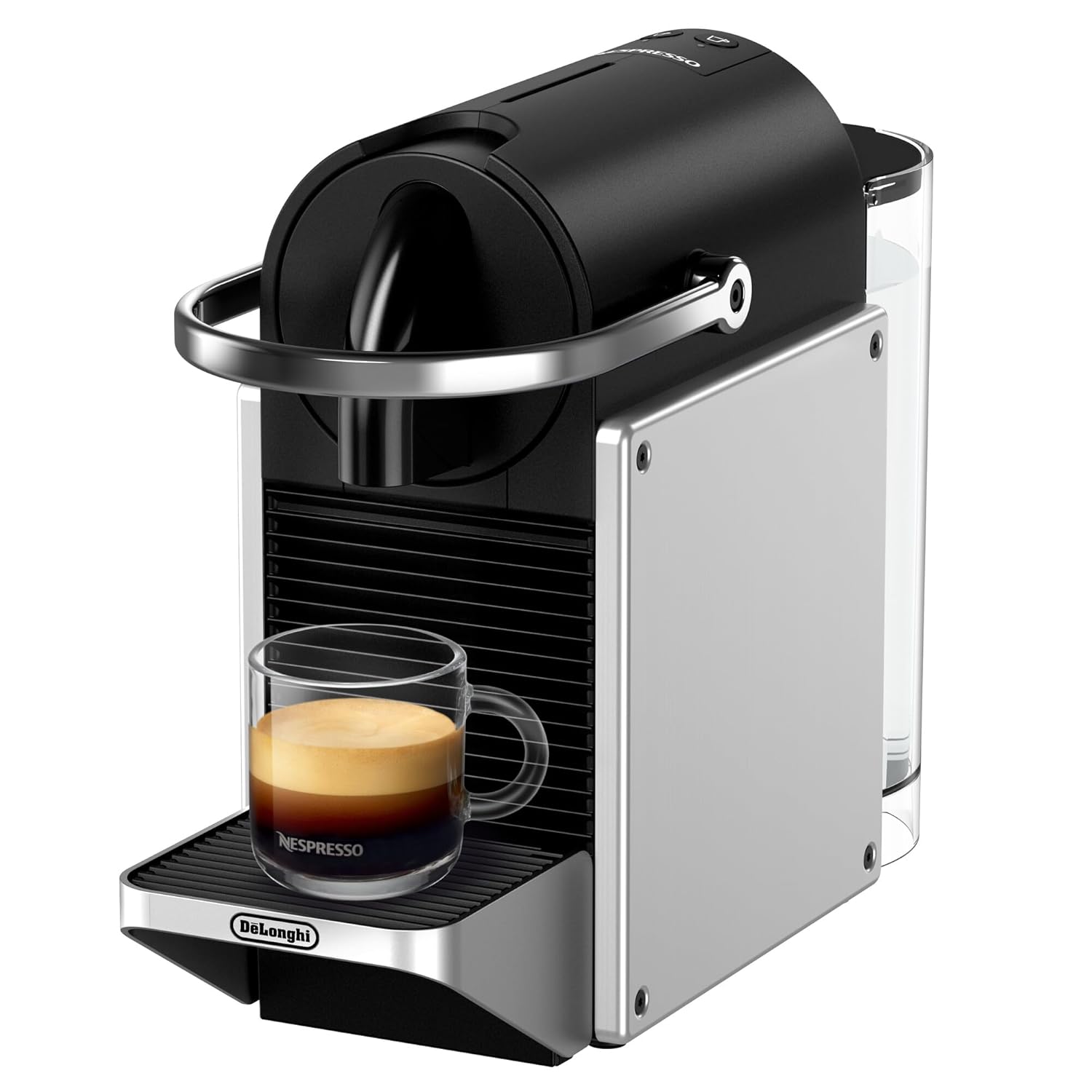 Nespresso Pixie EN127.S Espresso Maker | 19-Bar Pump | 25 s Heat-Up | Compact Design | Electric Silver | Mahajan Electronics Delhi NCR Mahajan Electronics Online