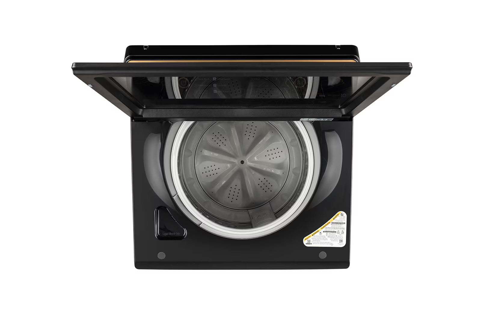 LG T90KMOB1Z 9Kg Top Load Washing Machine, Hard Water Wash, Onyx Black, 5 Star 2025 Mahajan Electronics Online