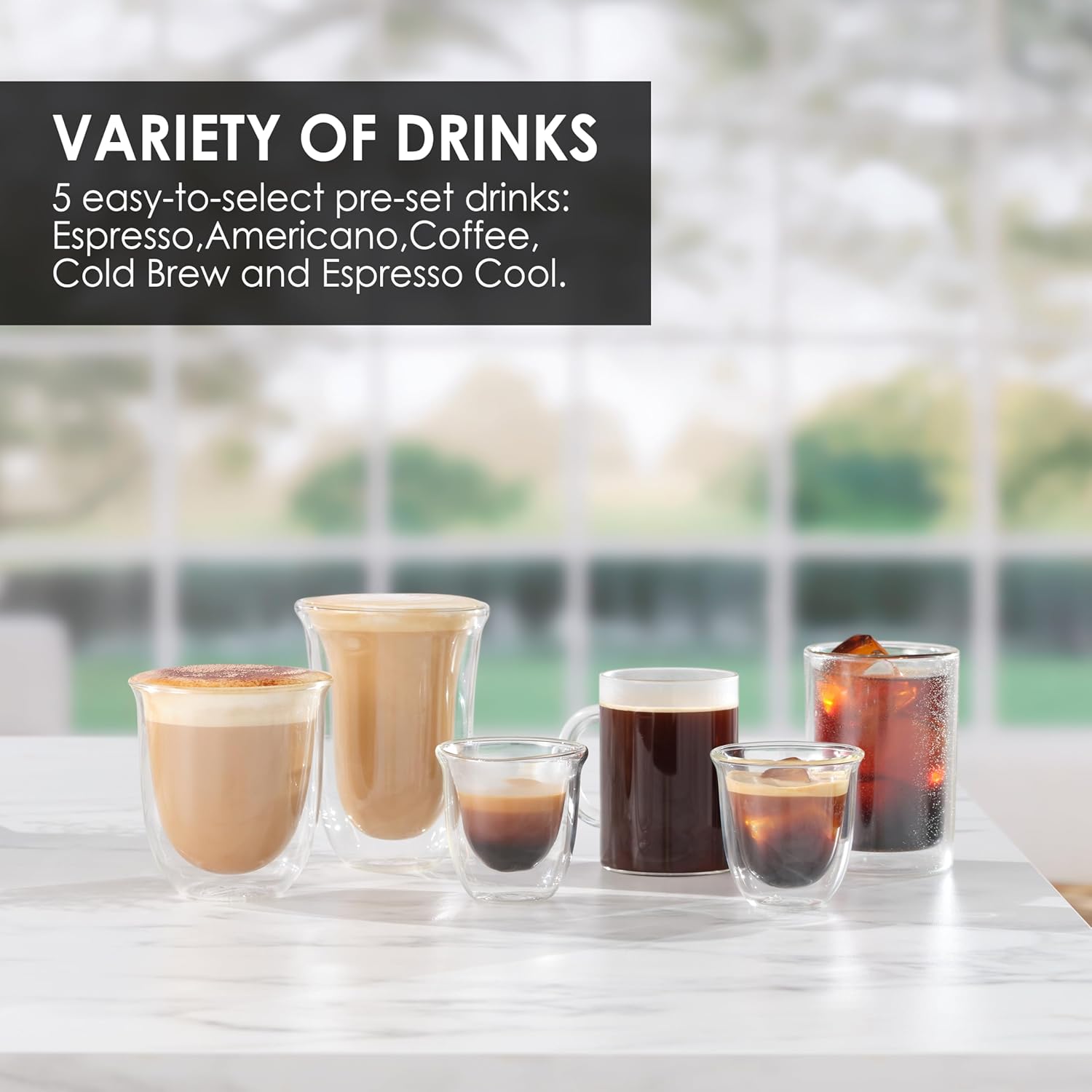 DeLonghi EC9555.M La Specialista Opera Professional Coffee Machine with Cold Brew, Original Italian Brand, Built In Grinder, Automatic Smart Tamping, Range of Hot & Cold Recipes, 19 Bar Pressure Mahajan Electronics Online
