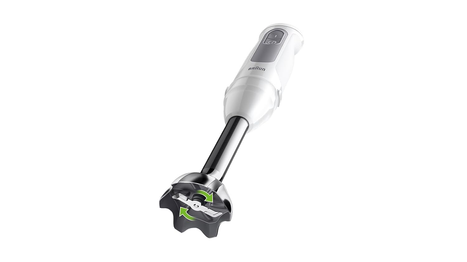 Braun MQ50236M MultiQuick 5 Hand Blender 1000W with Beaker, 500ml Chopper, Whisk, PowerBell VPlus, 21 Speeds, SplashControl for Chopping, Masala Grinding, Chutney, Puree, Smoothie, Soup, Shake Mahajan Electronics Online