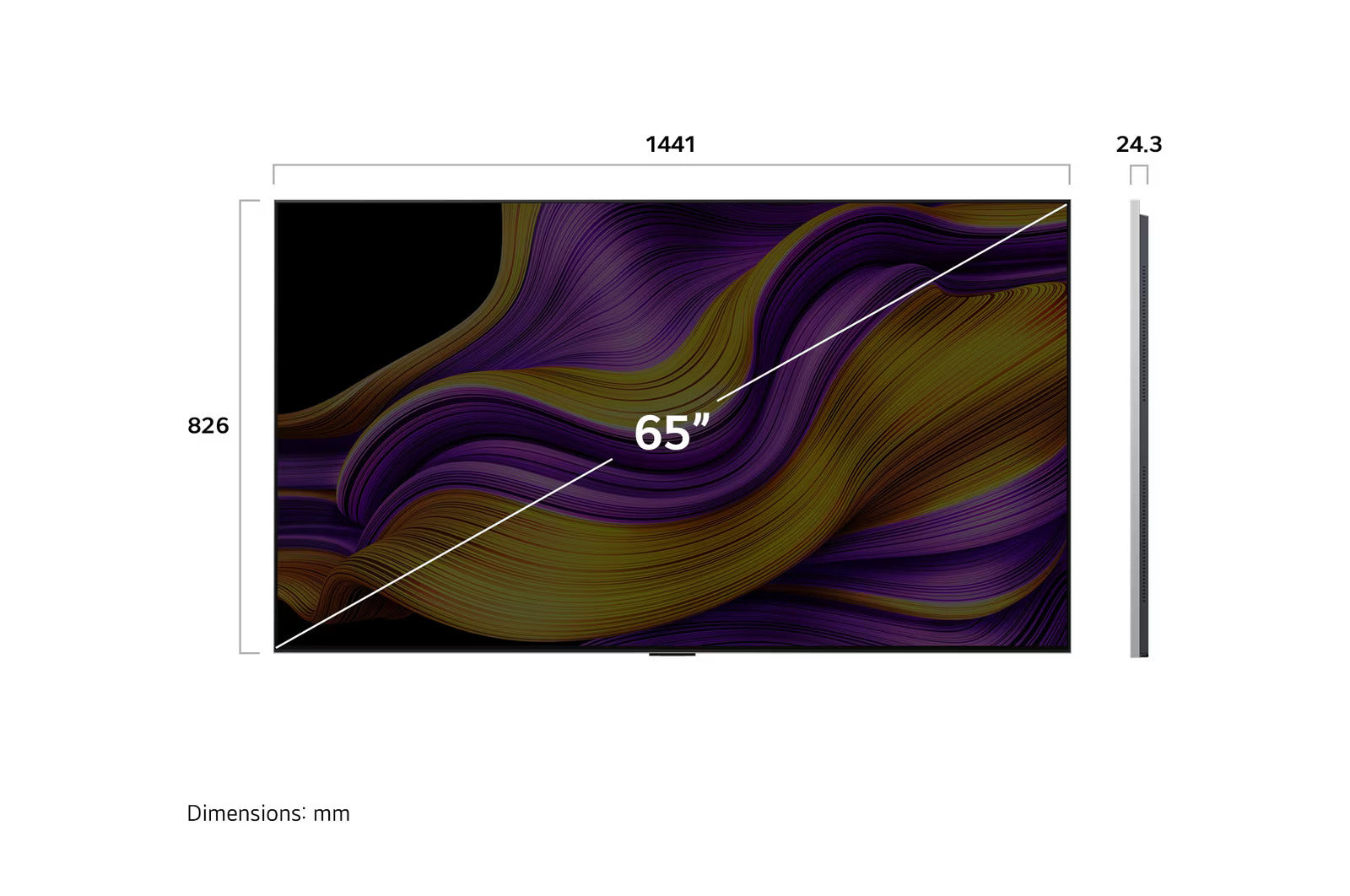 LG OLED65G56LA 164 cm (65) OLED evo Smart TV (G5) with α11 AI Processor 4K Gen2, Dolby Atmos, Dolby Vision, One Wall Design Mahajan Electronics Online