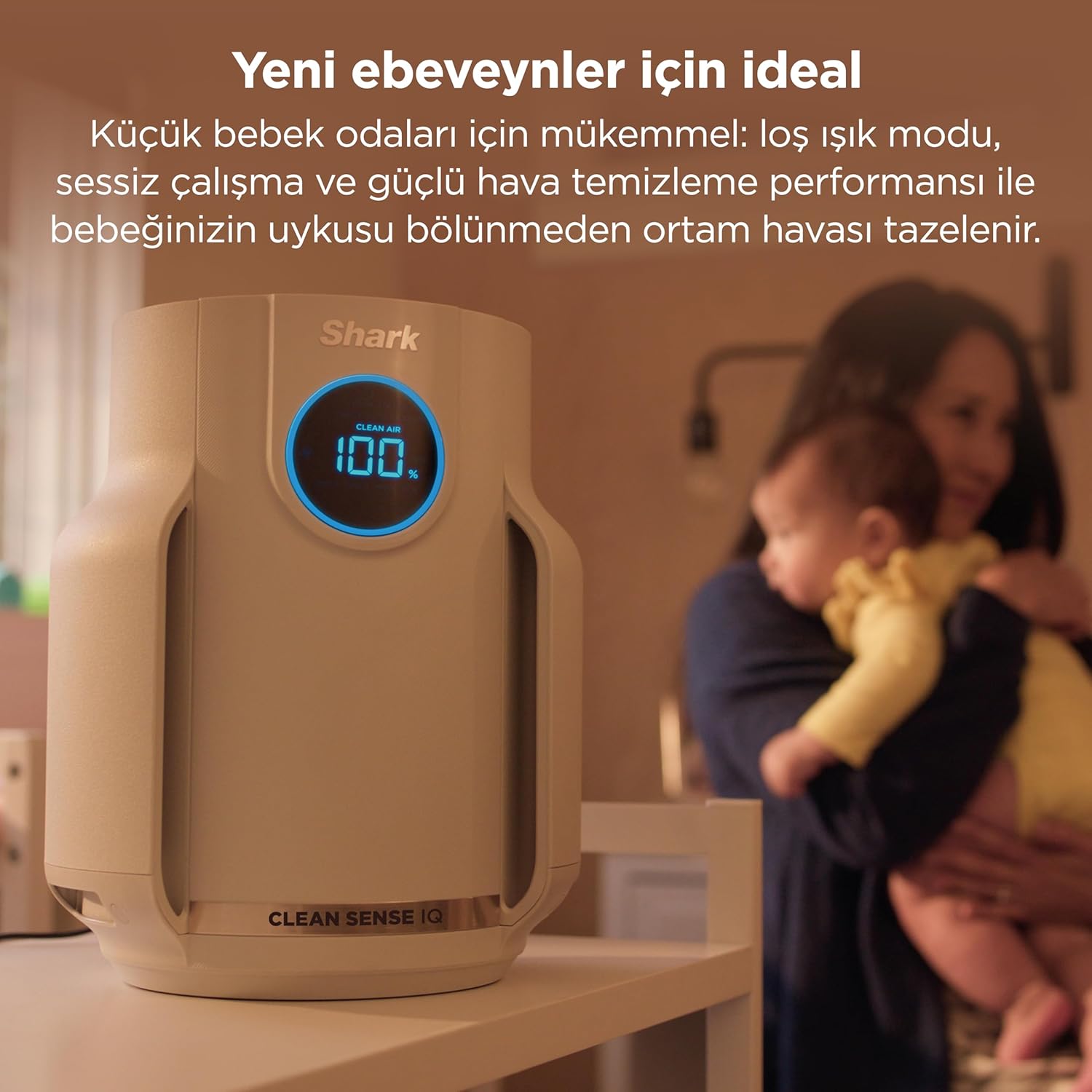 Shark HP072EU NeverChange Air Purifier for up to 5 Years for Home, 23 sq ft Coverage, Compact Air Purifier, HEPA Filter, Captures 99.97% Allergens Like Dust, Quiet Mahajan Electronics Online