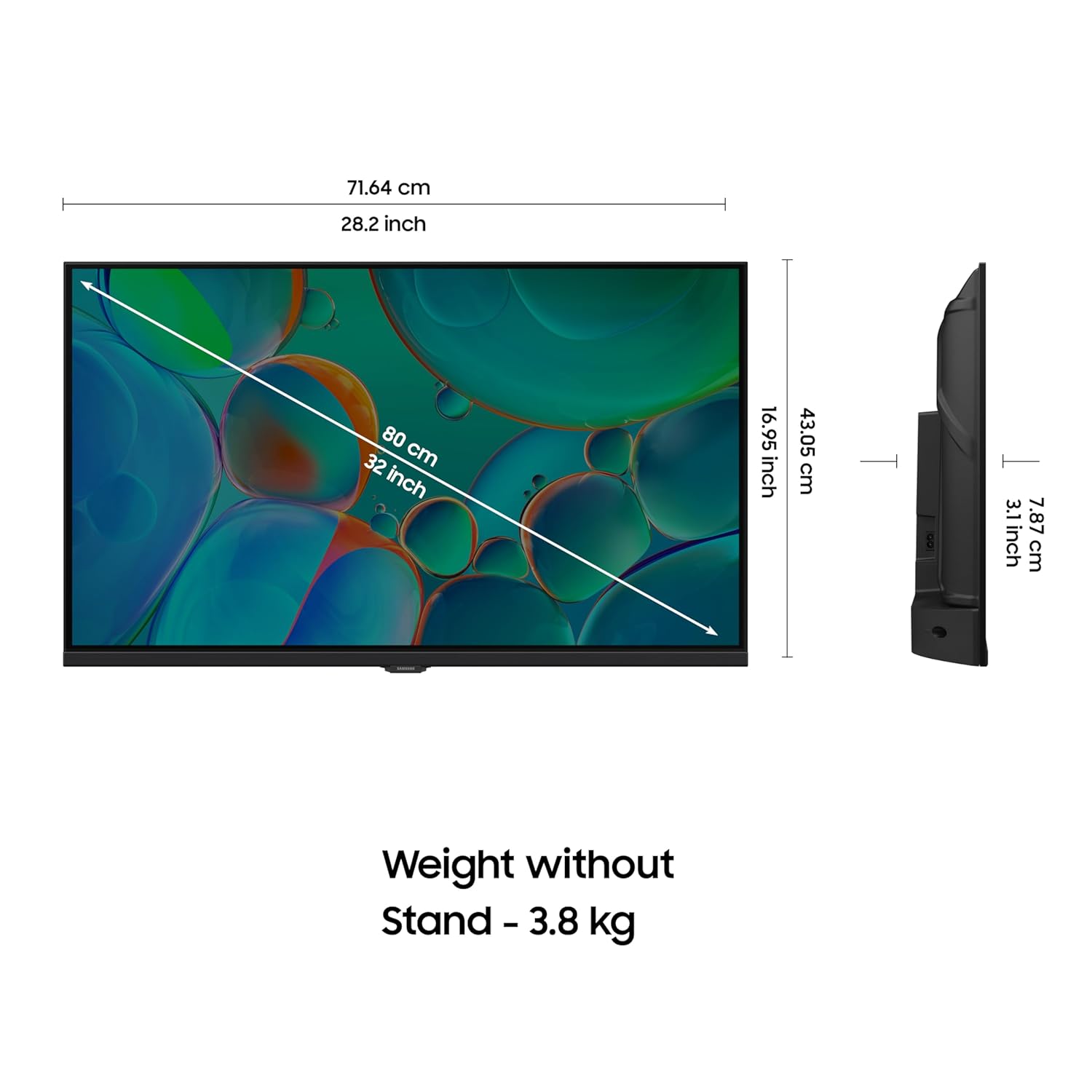 Samsung UA32H4560FUXXL 80 cm (32 inches) HD Smart LED TV Mahajan Electronics Online
