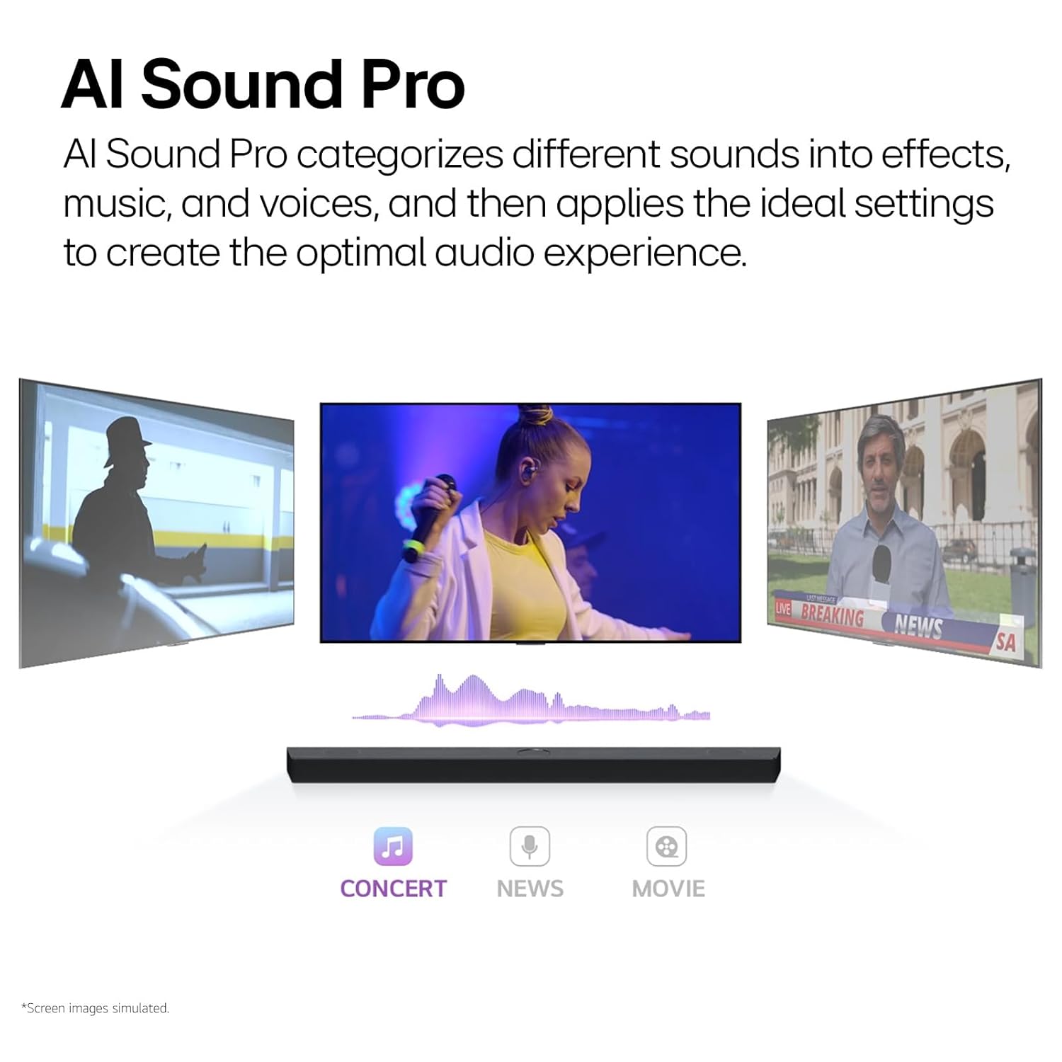 LG S65TR 600W 5.1 Channel Dolby Digital, Wireless Subwoofer & Rear Speaker with Built-in Receiver, AI Sound Pro Home Theater Soundbar with HDMI, USB & Bluetooth Connectivity (Black) Mahajan Electronics Online