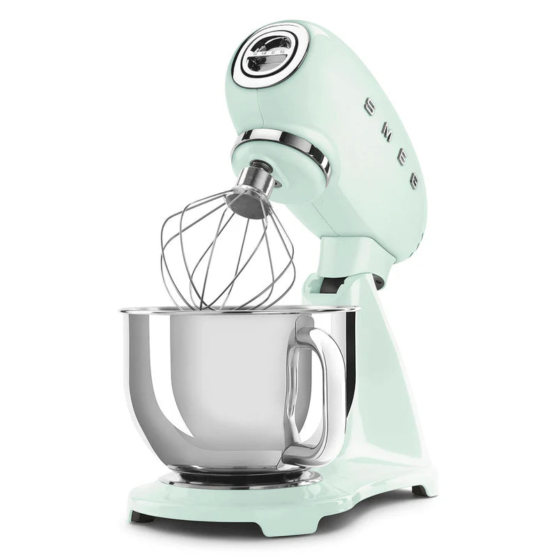 SMEG SMF05PGEU Stand Mixer Full Pastel Green 800w Mahajan Electronics Online
