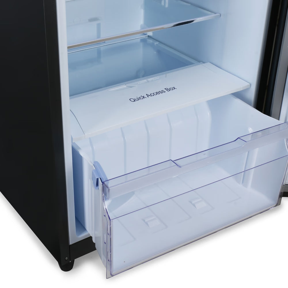 Godrej RT EONVIBE 346BN RCIT MT BK 308 L 2 Star Convertible Frost Free Double Door Refrigerator, Matt Black