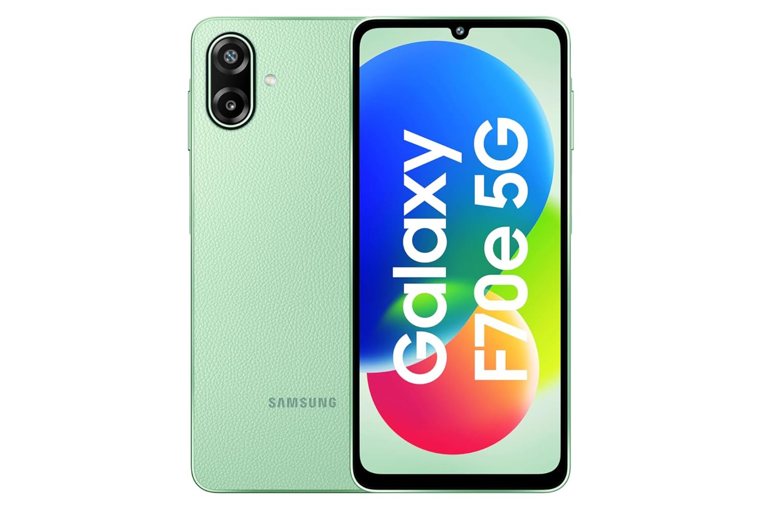 Samsung Galaxy F70e 5G (Limelight Green, 128 GB) (6 GB RAM) | 6000 mAh Battery | Dimensity 6300 | Octa Core Processor | 6.74" PLS LCD Display | Mahajan Electronics Online