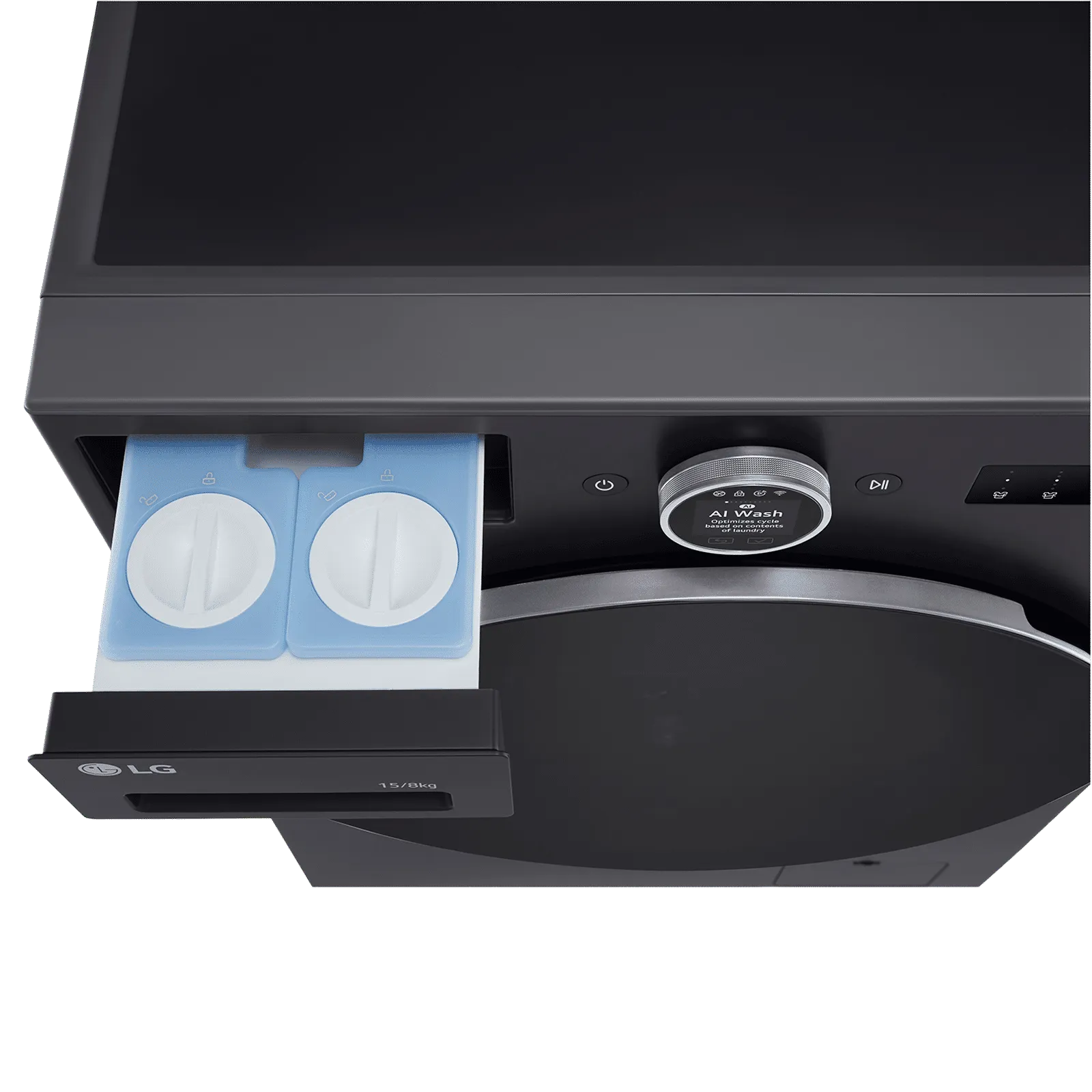 LG FDX91508A9E 15/8 kg Wi-Fi Inverter Fully Automatic Front Load Washing Machine (VX Series, AI Direct Drive 2.0, Essence Graphite)
 Mahajan Electronics Online