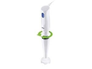 Braun MQ10.000PWH MultiQuick 1 Hand Blender 450W with EasyTwist Technology, Lightweight, Stainless Steel, BPA-Free for Baby Food, Chutney, Puree, Lassi, Smoothie, Soup, Shake (MultiQuick 1 White) Mahajan Electronics Online
