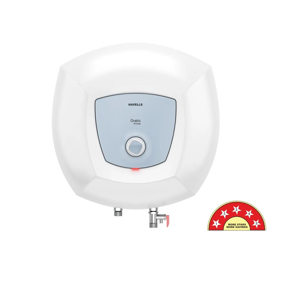Havells Greta Prime 25L Storage Water Heater (Geyser) | Feroglas Tank, Whirlflow Tech, 5-Star | Free Installation & 7-Year Tank Warranty GHWVGPUMDW25 . Mahajan Electronics Online