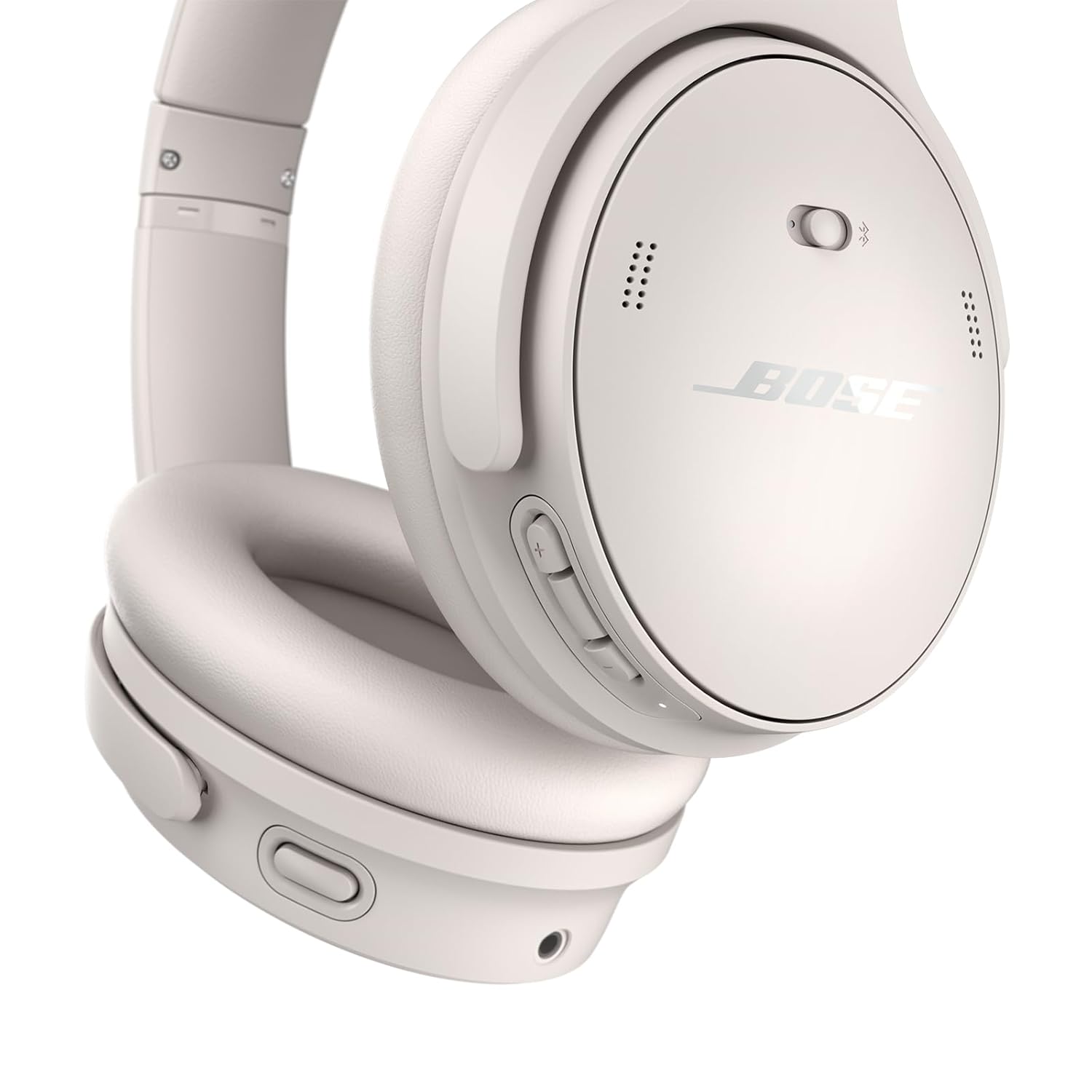 Bose New QuietComfort Wireless Noise Cancelling Headphones, Bluetooth Over Ear Headphones with Up to 24 Hours of Battery Life - White 884367-0200 Mahajan Electronics Online