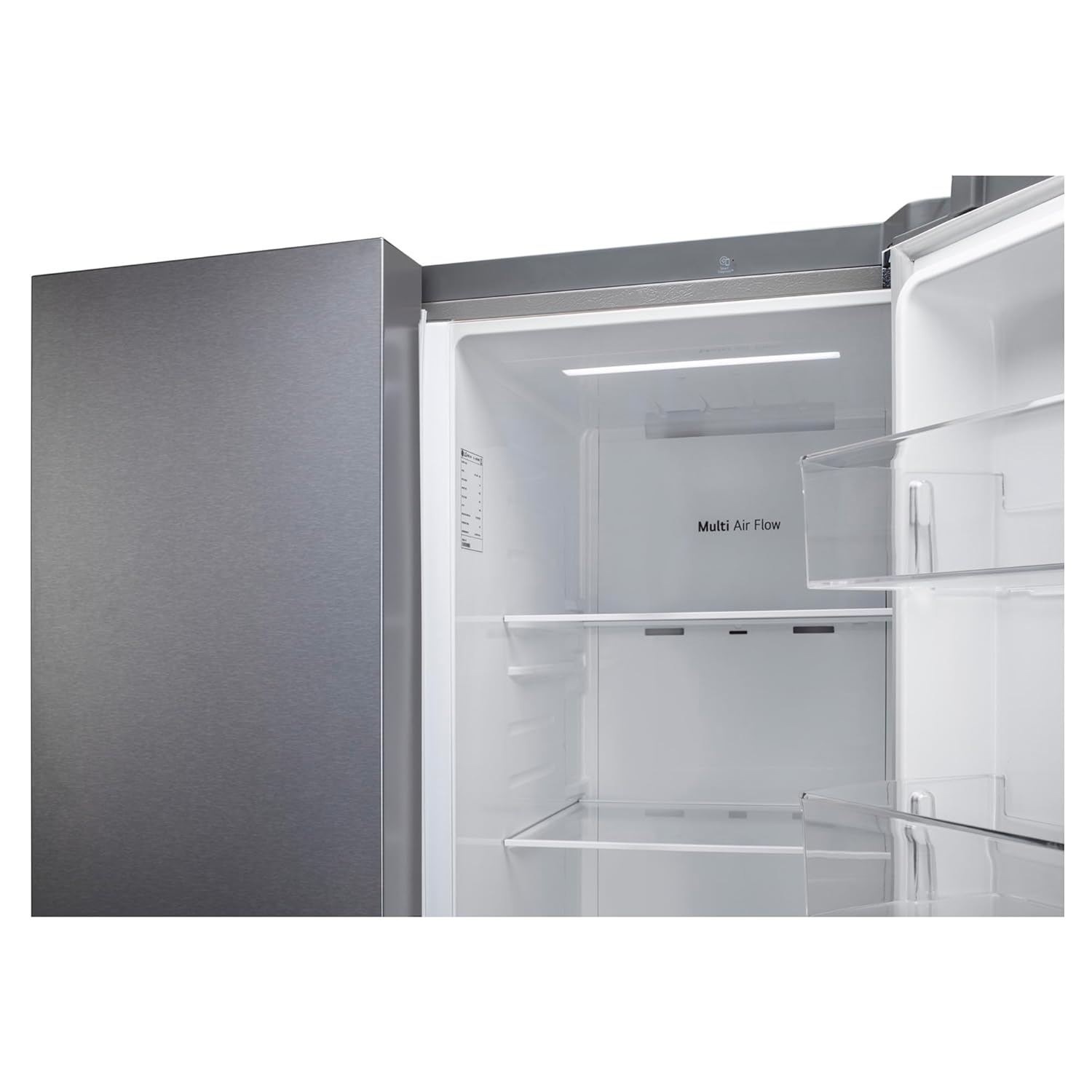 LG GL-B257HDS3 650 L Frost Free Smart Inverter Double Door Side By Side Refrigerator(2023 Model, Dazzle Steel, Convertible) Mahajan Electronics online