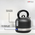 Hafele Dome Plus 2200W, 240V Electric Stainless Steel Kettle with Spout Cover with Analogue Temperature Display Mahajan Electronics Online