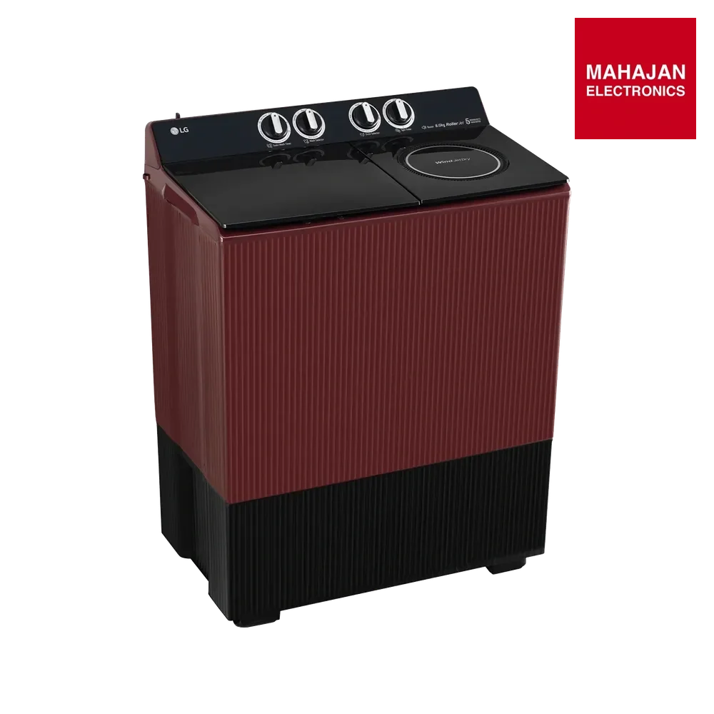 LG PX800O3SD2Z 8 kg 5 Star Semi Automatic Washing Machine with Wind Jet Dry ( Burgundy) – Mahajan Electronics Online.