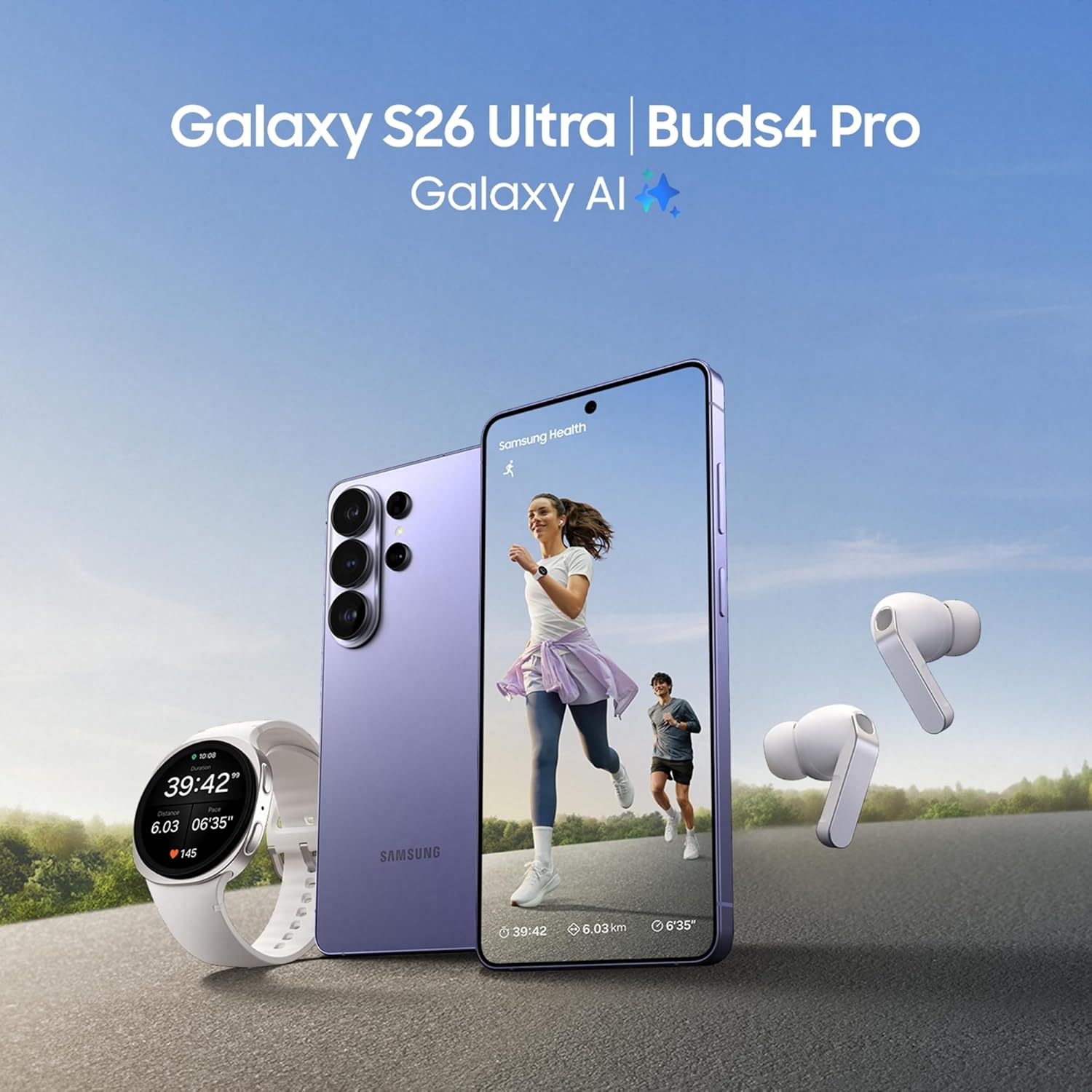 Samsung Galaxy S26 Ultra 5G (White, 12GB RAM, 256GB Storage) with Built-in Privacy Display, AI Phone, Photo Assist, Creative Studio, 200MP Camera, 5000mAh Battery and Snapdragon 8 Elite Gen 5 Mahajan Electronics Online