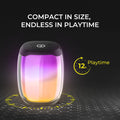 iGear 1149 Spectrum Mini Portable Bluetooth Speaker with 180 Degree LED Lights, 12 Hours of Playtime, TWS, IPX5 Rating and 360 Degree Surround Sound - Mahajan Electronics Online