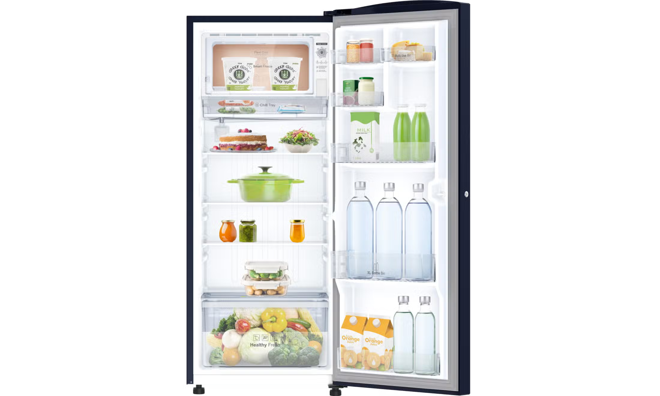 IFB IFBDC-232CIBN Direct - Cool Refrigerator 206 L | 4 Star | Glass Door | Advance Cool Series IFB