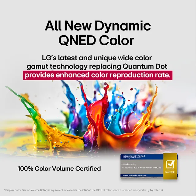 LG 86QNED8GA6A 217cm (86) 4K QNED MiniLED TV α8 AI Processor 4K Gen2, FILMMAKER MODE™, Dolby Atmos, 2025 Mahajan Electronics Online