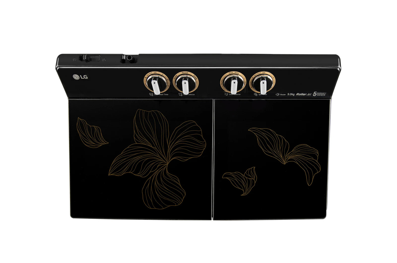LG PX900H7SK4Z 9 KG Washing Machine with Dual Spin Shower, 3+1 Wash Program, Rat Away Technology, Middle Black, 5 Star LG