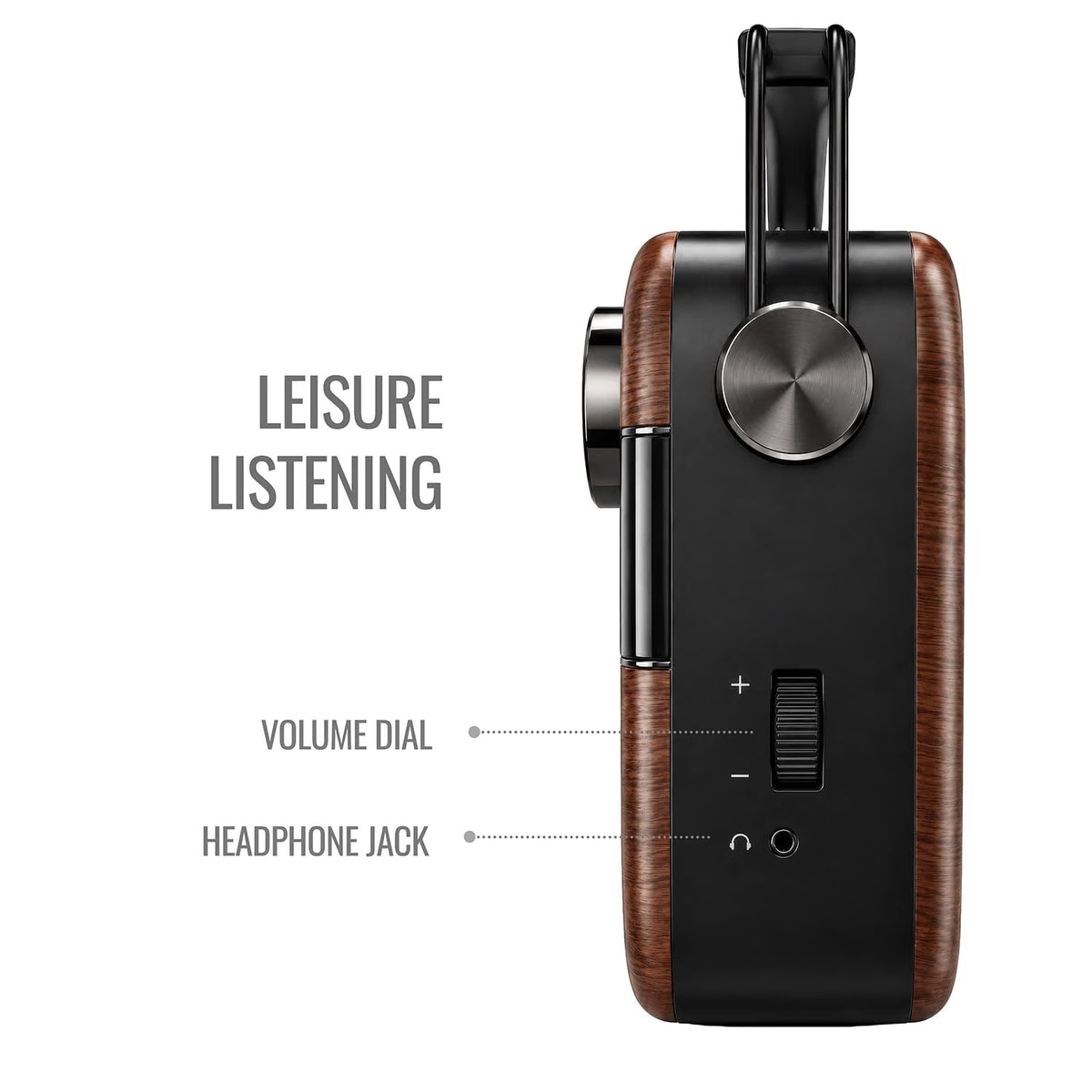 Saregama Carvaan 3.0 Hindi Legends to Latest Music Player, Antique Oak SC230 Carvaan
