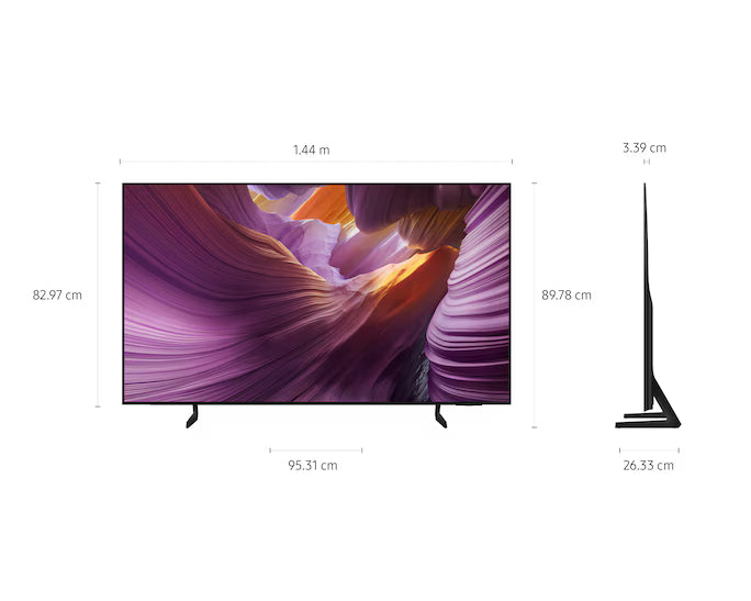 SAMSUNG QA65S85F 163 cm (65 inch) OLED 4K Ultra HD Tizen TV with Dolby Atmos (2025 Model) Mahajan Electronics Online