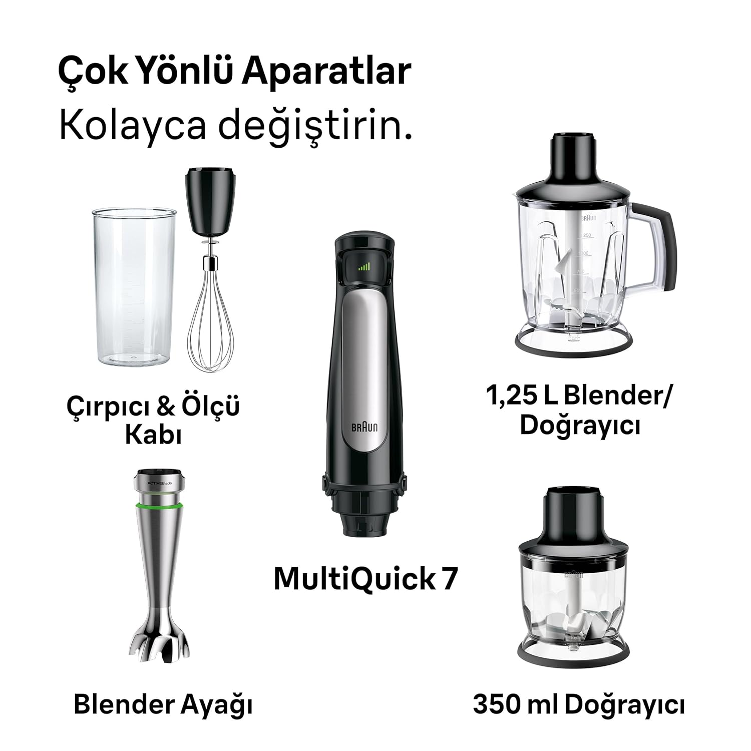 Braun MQ7045X MultiQuick 7 Hand Blender (7-in-1 MultQuick 7 Black) Mahajan Electronics Online