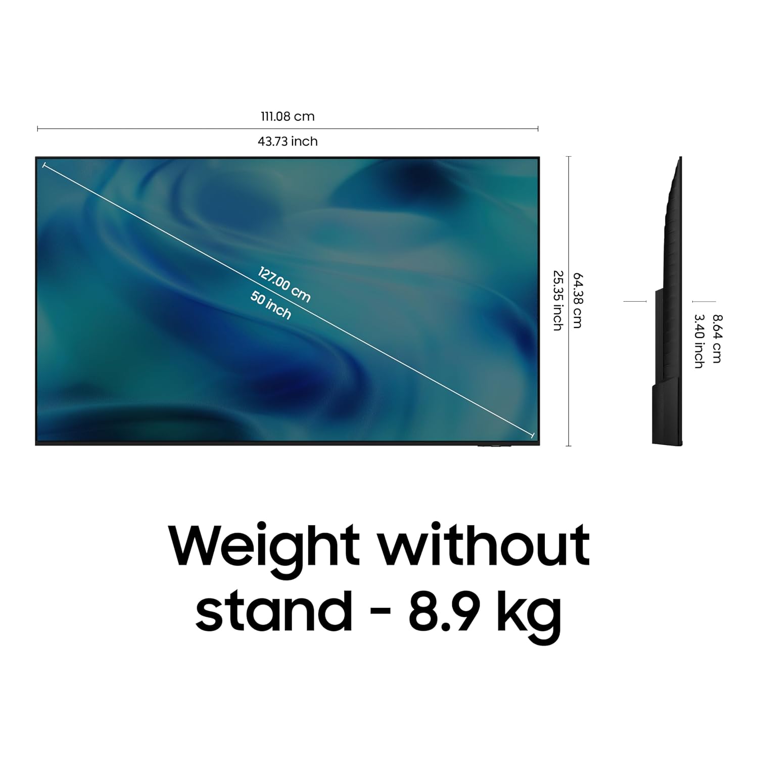 Samsung UA50U8500HULXL 50 inches Crystal UHD 4K Samsung Vision AI Smart TV Samsung