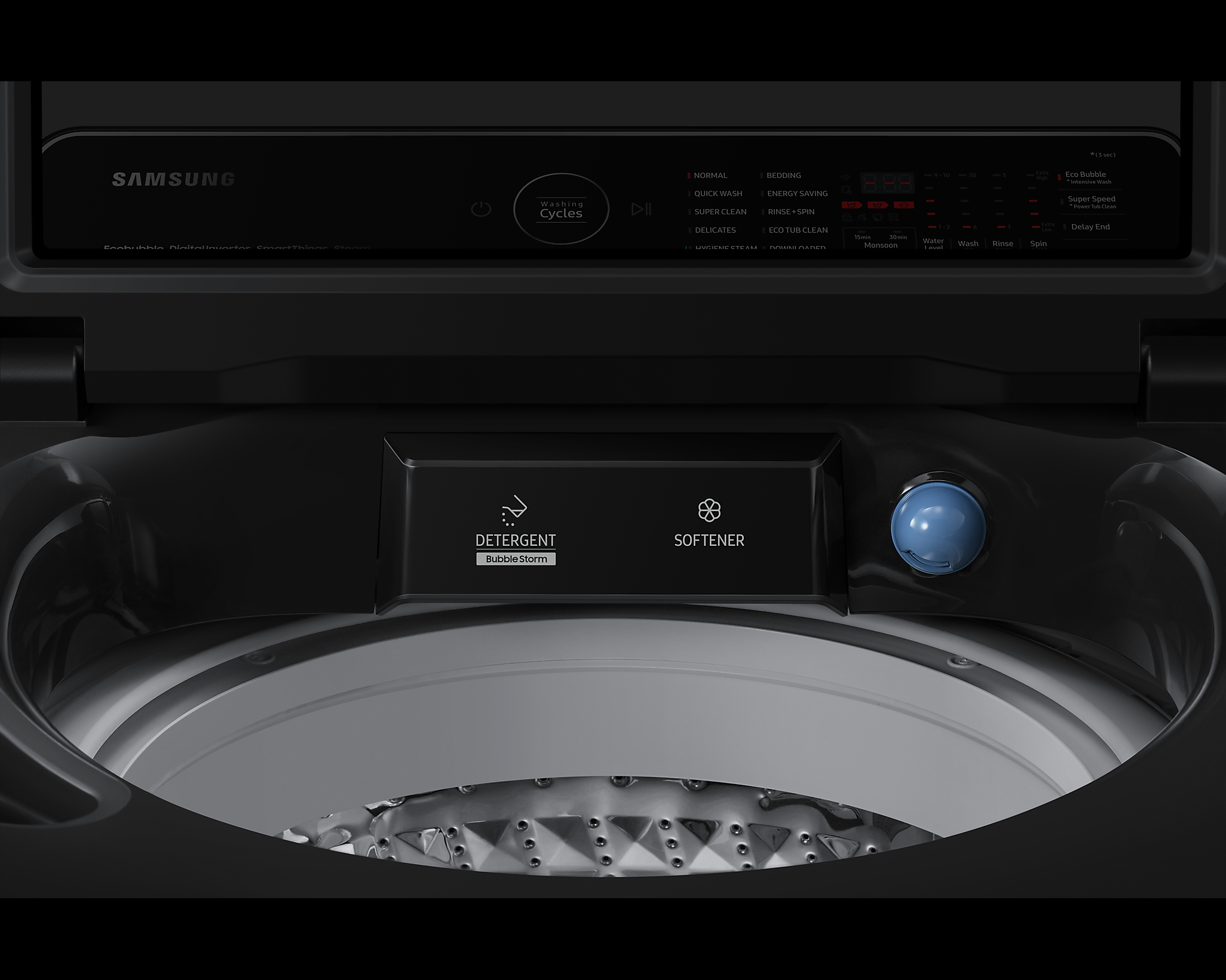 Samsung 13.0 kg Top Load Washing Machine with Hygiene Steam and Wi-Fi, WA13CG5886BV - Mahajan Electronics Online