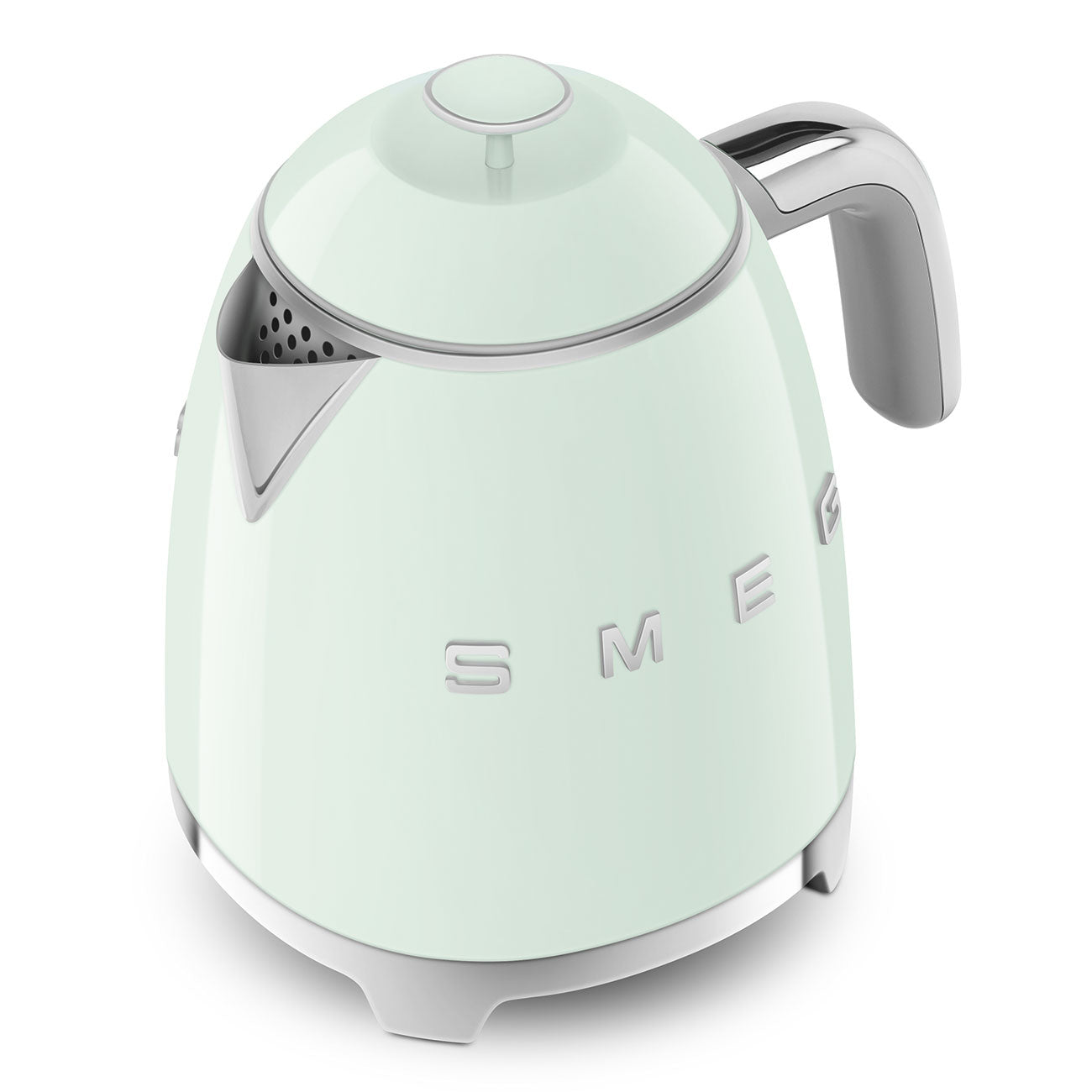 SMEG KLF05PGEU Mini 50's Retro Style 3 Cup Electric Kettle with Double Wall Anti Slip Base and Water Level Indicator (Green) Mahajan Electronics Online