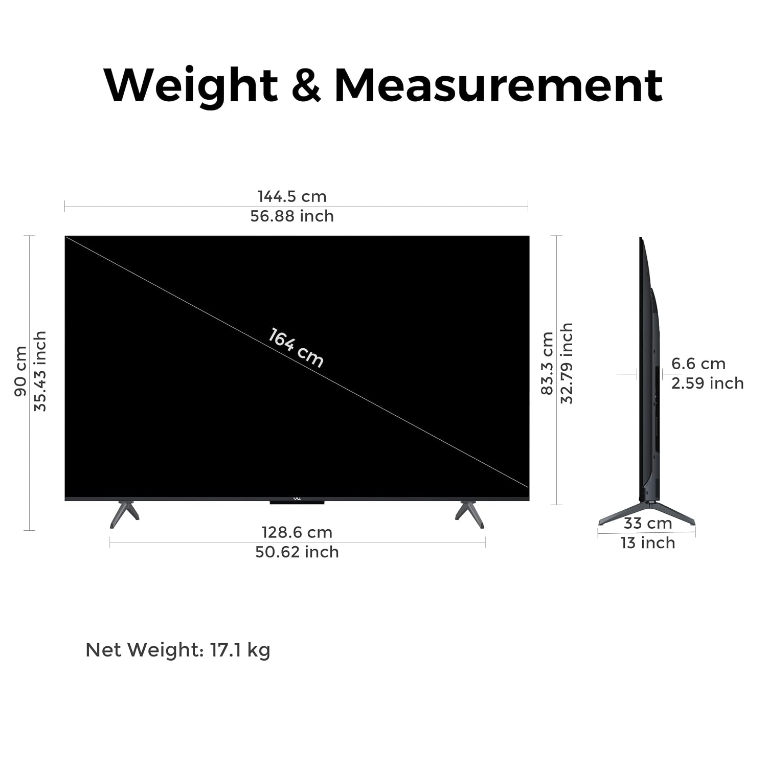Vu California 164cm (65 inches) Glo MiniLED Google 4K TV VUGLOMINILED 2026 | 600Nits HDR Brightness QLED Picture I 2xSpeaker+2xWoofer 50W VuFX Sound VU Technologies