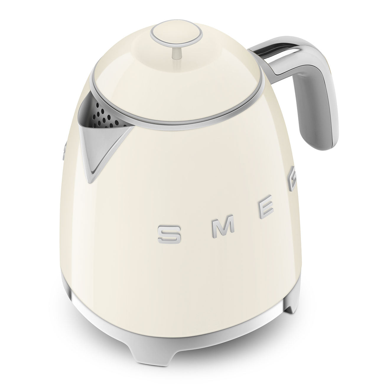 SMEG KLF05CREU Mini 50's Retro Style 3 Cup Electric Kettle with Double Wall Anti Slip Base and Water Level Indicator (Cream) Mahajan Electronics Online