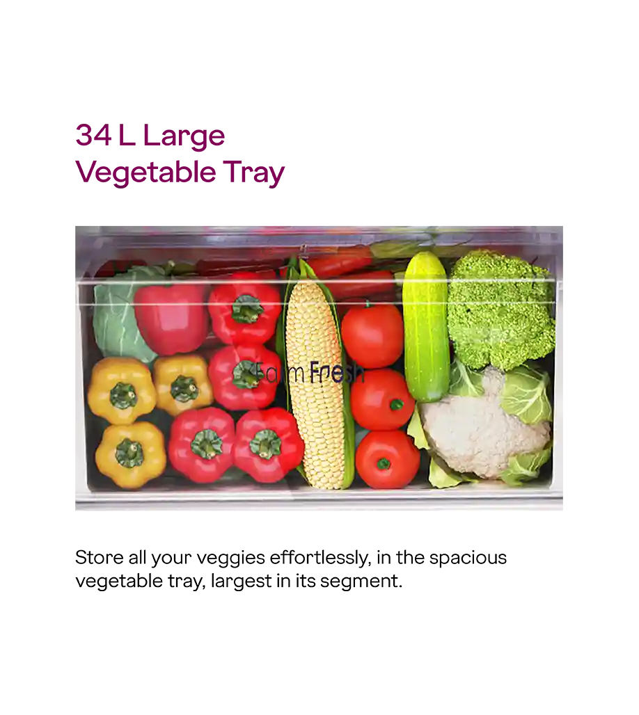 Godrej RT EONVIBE 346BN RCIT MT BK 308 L 2 Star Inverter Frost-Free Double Door Refrigerator ( 4 in 1 Convertible) Godrej