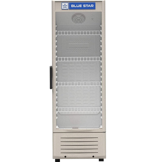 Blue Star SC300F 300 Litres Single Door Visi Cooler (Grey) Mahajan Electronics Online