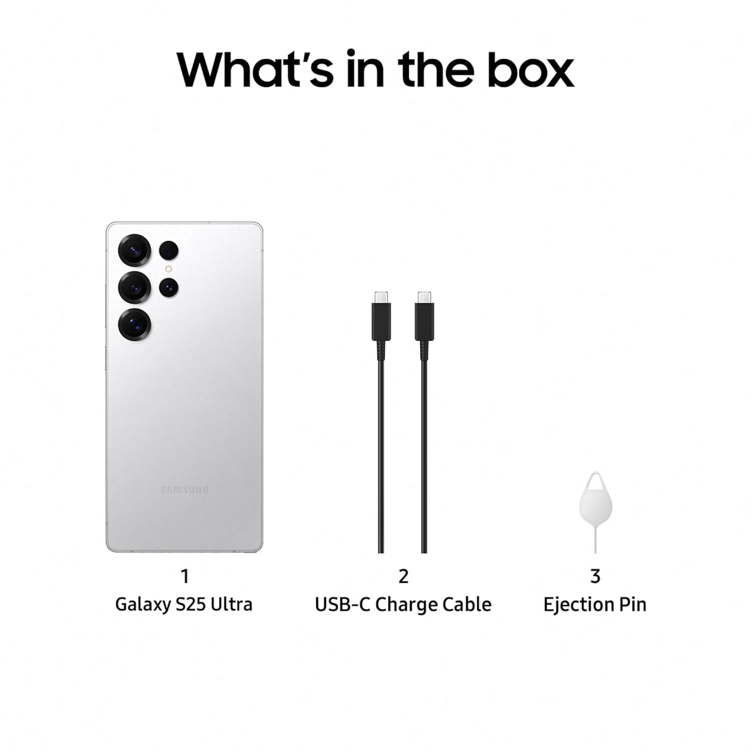 Samsung Galaxy S25 Ultra 5G AI Smartphone (Titanium Whitesilver, 12GB RAM, 256GB Storage) Mahajan Electronics Online