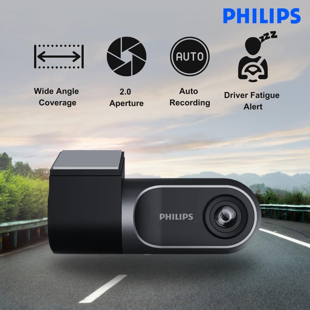 Philips GoSure GS3001 Dash Camera for Car